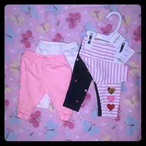 4 pairs of Newborn pants